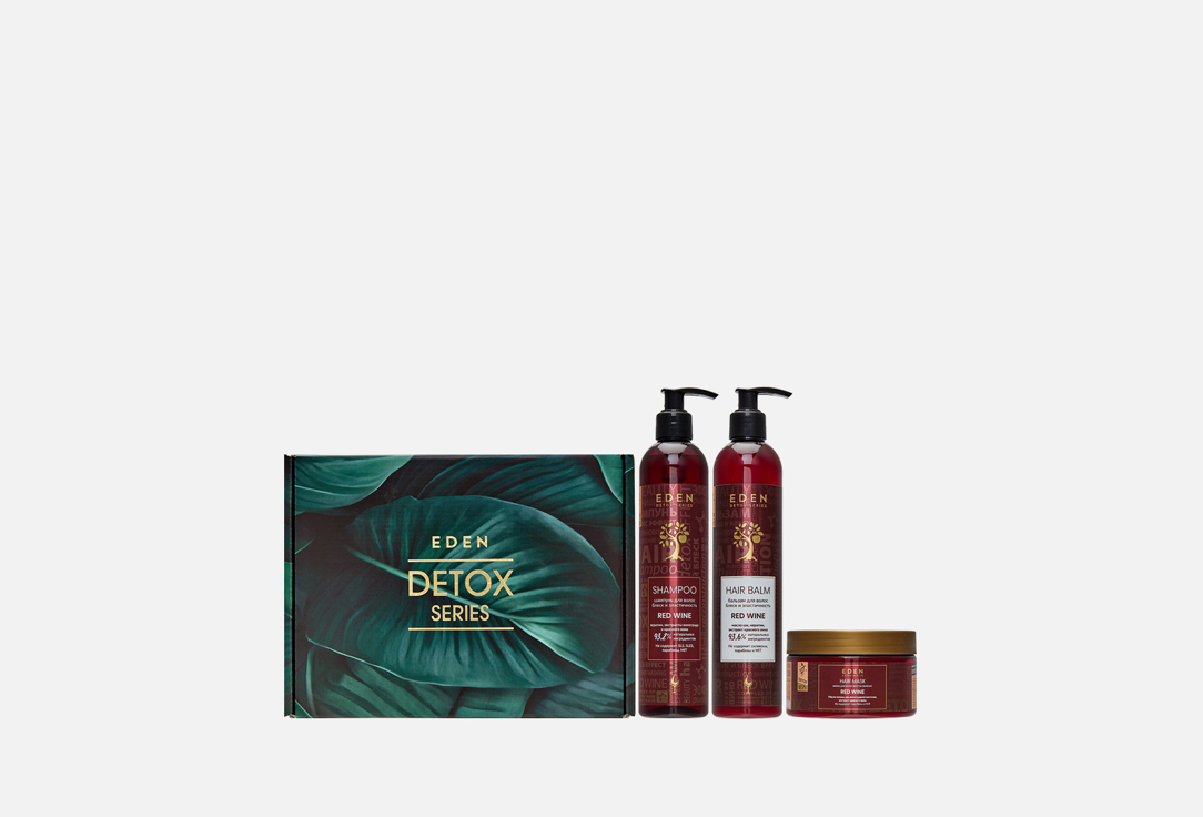 Изображение товара Набор для ухода за волосами EDEN DETOX Red Wine