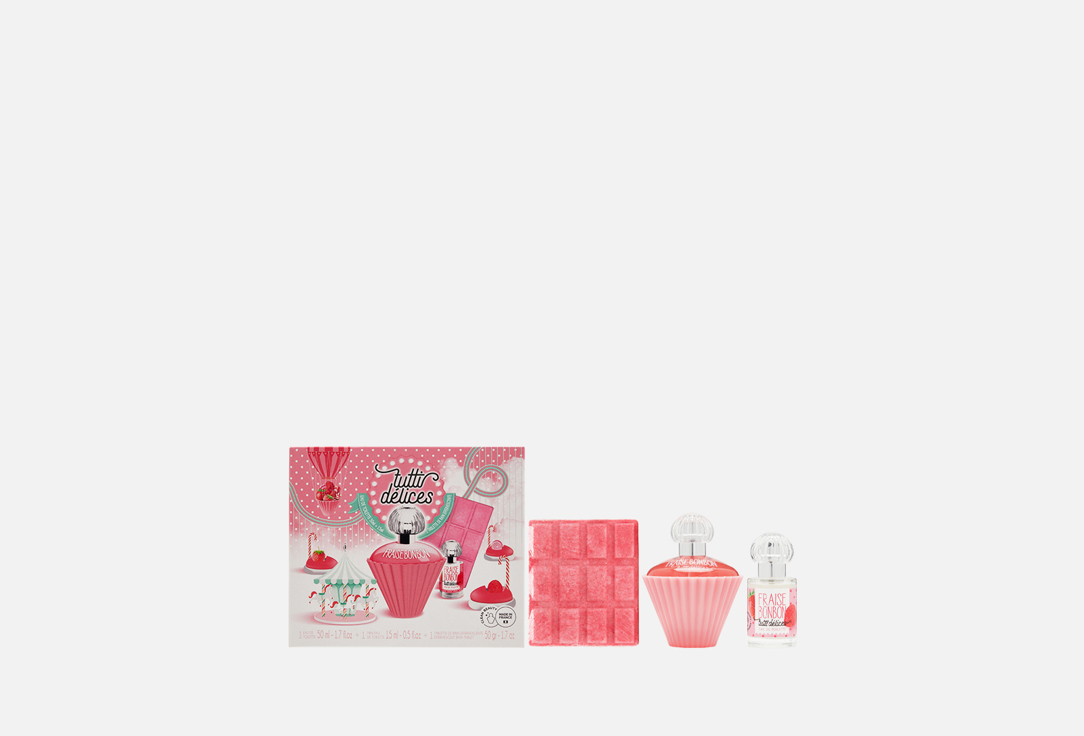 

Подарочный набор TUTTI DELICES, Fraise bonbon eau de toilette 3 шт