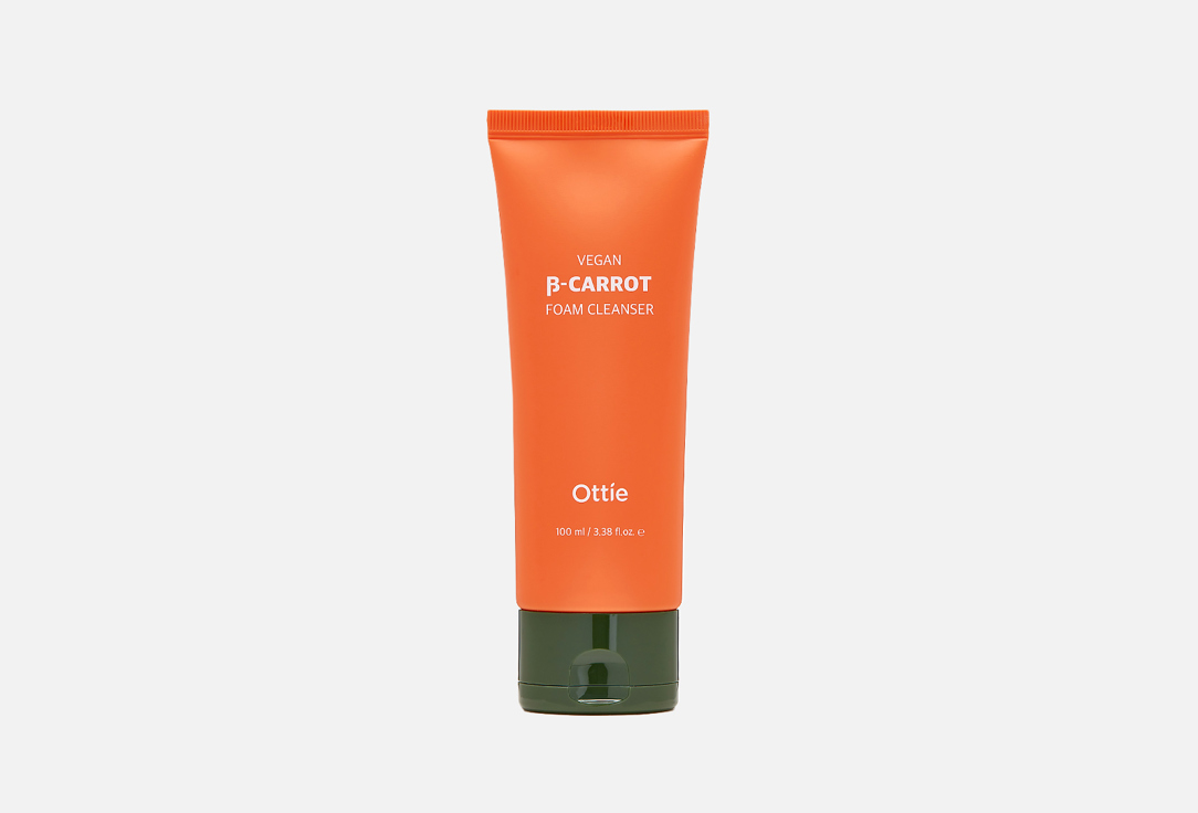 Изображение товара Очищающая пенка для лица Ottie Vegan Beta-Carrot Foam Cleanser