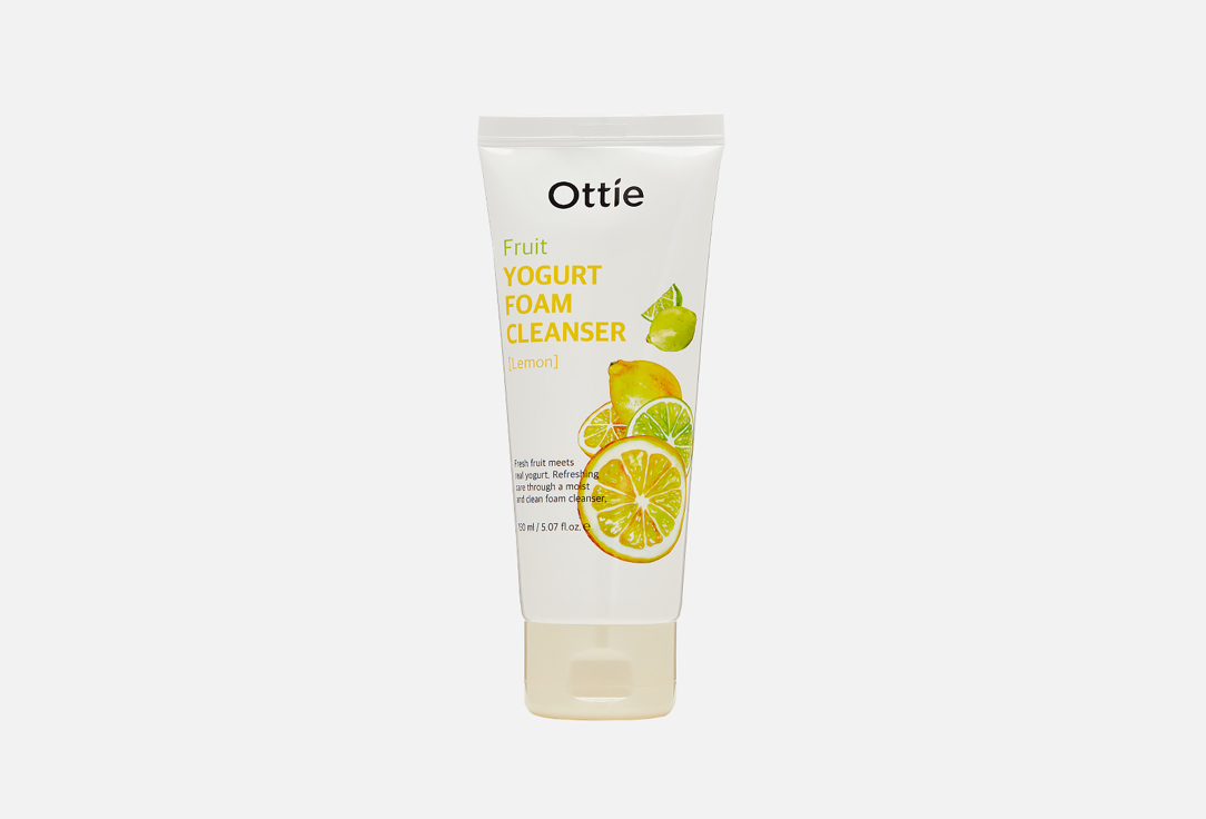 Очищающая пенка для лица Ottie Fruit Yogurt Foam Cleanser Lemon 
