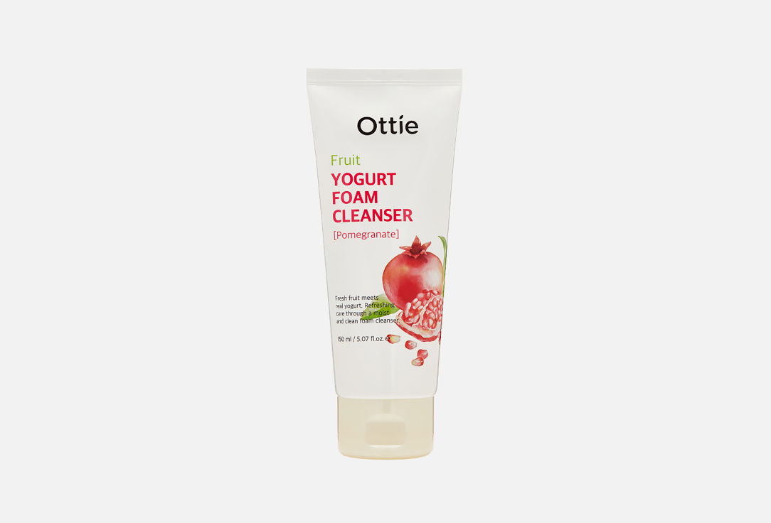 Очищающая пенка для лица OTTIE Fruit Yogurt Foam Cleanser Pomegranate 150 мл korres пенка с йогуртом пре и пробиотиками очищающая 150 мл