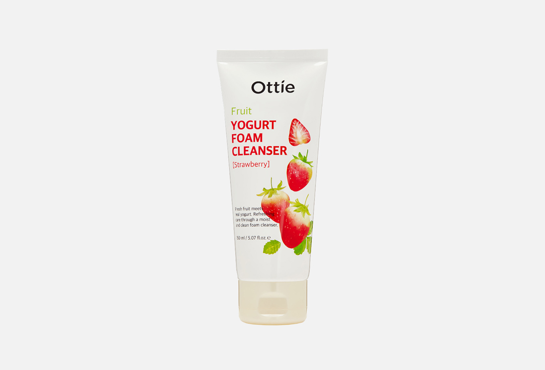 Изображение товара Очищающая пенка для лица Ottie Fruit Yogurt Foam Cleanser Strawberry 150 мл