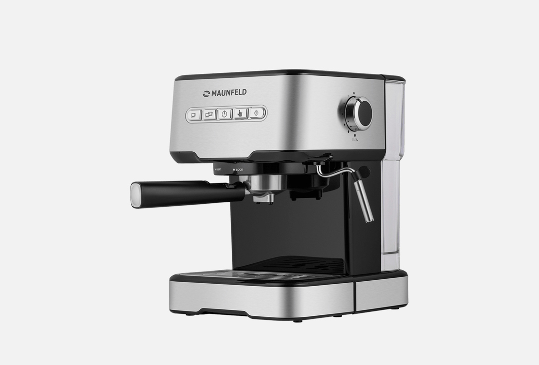Изображение товара Кофемашина рожкового типа Maunfeld MF-724S 1100 Вт с капучинатором и 15 бар