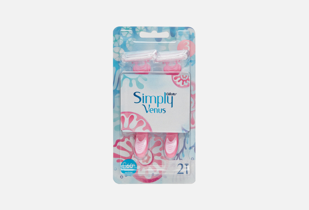 Одноразовые Бритвы GILLETTE Simply Venus 3 Basic 2 шт