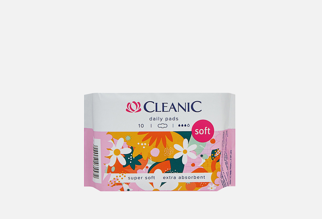 Прокладки гигиенические CLEANIC Soft 10 шт цена и фото