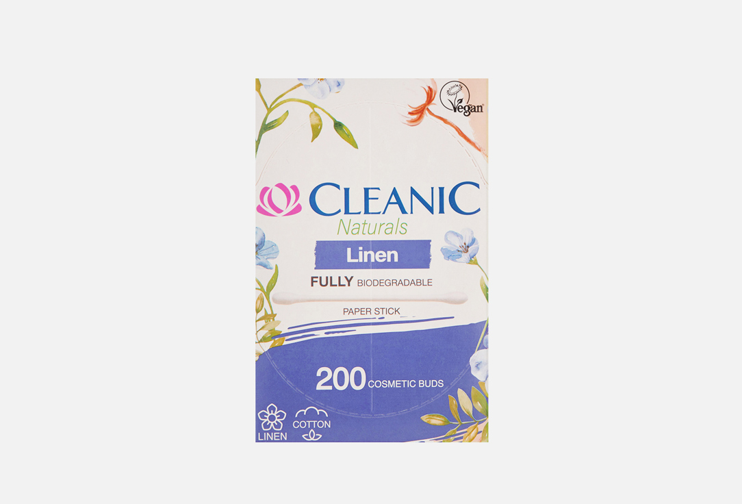 Изображение товара Ватные палочки гигиенические Cleanic Naturals Linen