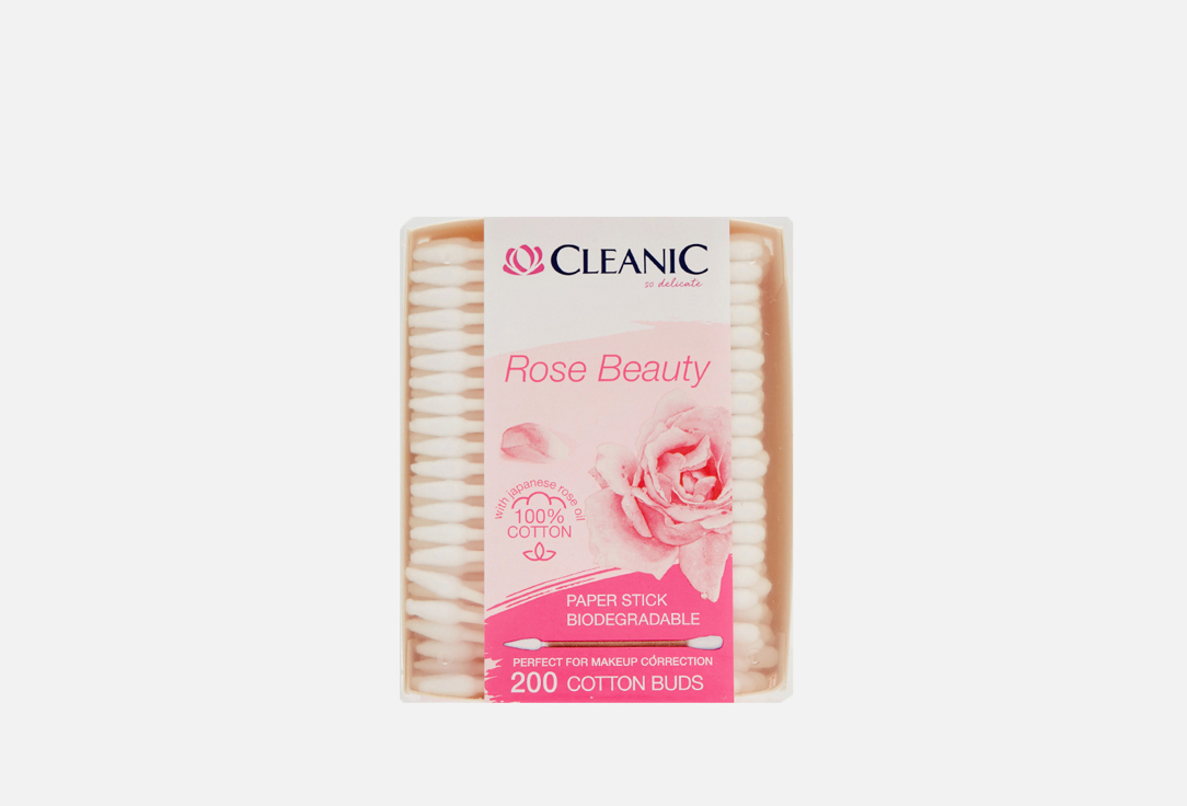 Изображение товара Ватные палочки Cleanic Rose Beauty