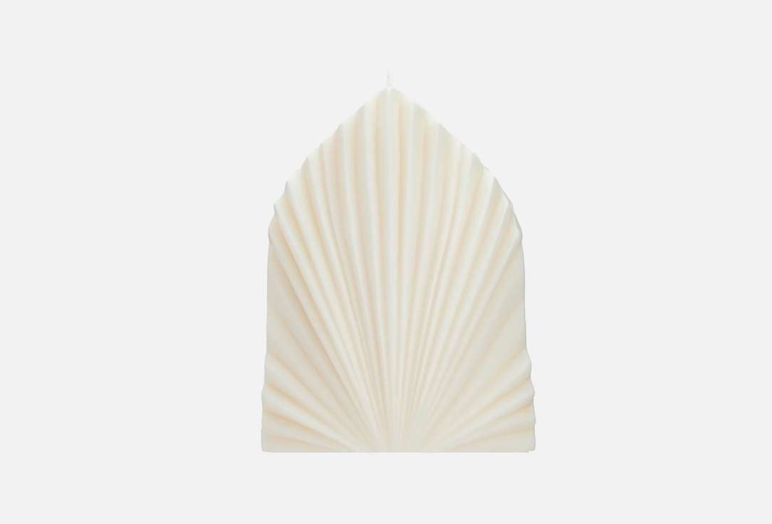 

Формовая свеча ручной работы DUKH SHOP, Белый, Leaf 560 г