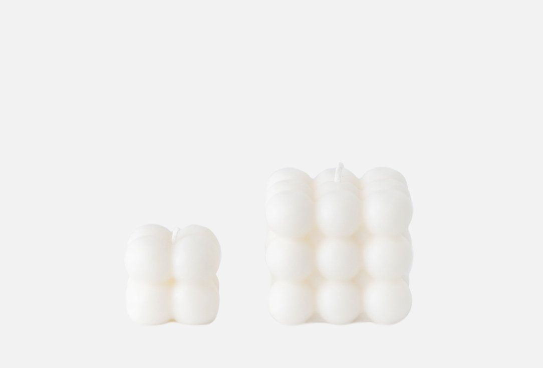 цена Набор формовых свечей ручной работы DUKH SHOP Set Bubbles (large & small) 2 шт