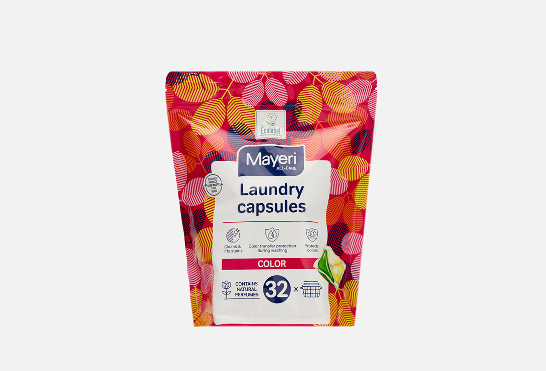 

Капсулы для стирки цветного белья MAYERI, Color 32 шт