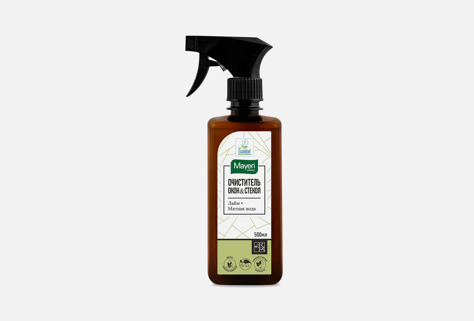 Mayeri Очиститель окон и стекол mayeri organic 500 мл — купить в Москве
