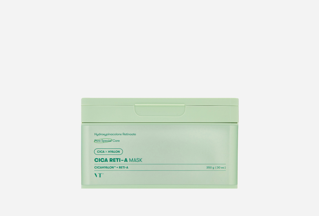 

Набор тканевых масок для лица VT, Cica reti-a mask 30 шт