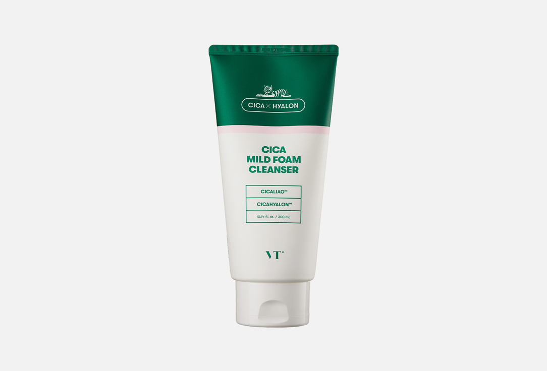 Пенка для очищения лица VT Cica mild foam cleanser 