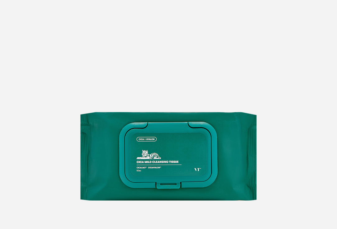Изображение товара Салфетки для снятия макияжа VT Cica mild cleansing tissue
