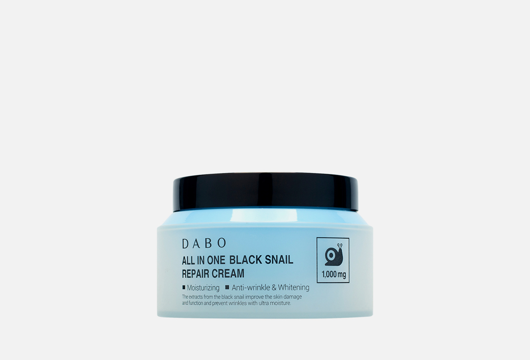 Восстанавливающий крем для лица DABO Black snail mucin 100 мл восстанавливающий крем для лица dabo probiotics 50 мл