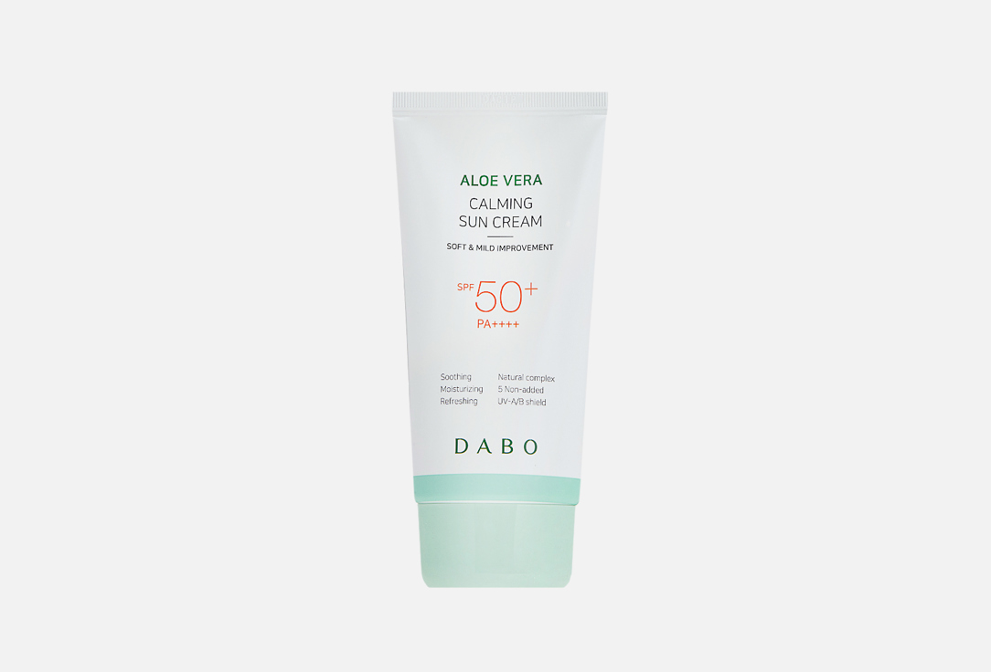 Солнцезащитный крем для лица SPF50+ DABO Aloe Vera 70 мл солнцезащитный крем для лица spf50 dabo collagen spf50 70 мл