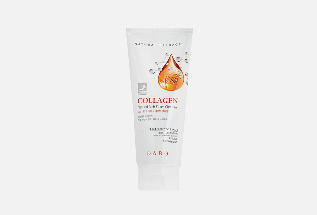 

Очищающая Пенка для Лица DABO, Collagen 180 мл