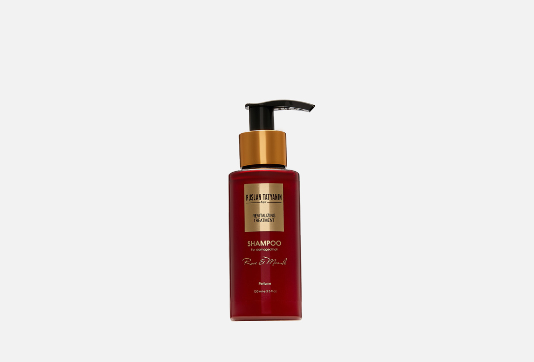 цена Парфюмированный шампунь для волос RUSLAN TATYANIN HAIR Rose & marula 100 мл
