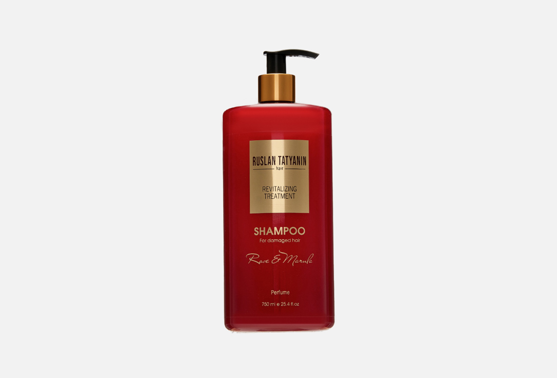 цена Парфюмированный шампунь для волос RUSLAN TATYANIN HAIR Rose & marula 750 мл
