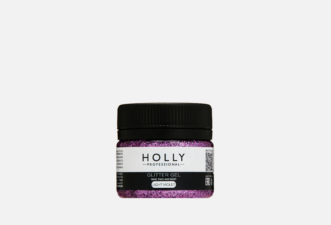 Изображение товара глиттер-гель для волос, лица и тела Holly Professional Glitter Gel