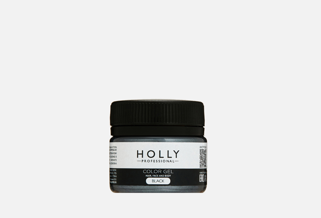 Грим на гелевой основе для лица, волос и тела Holly Professional Color 