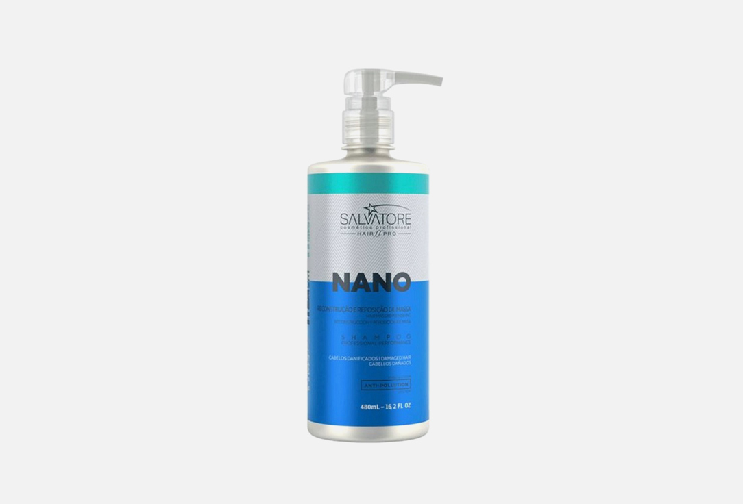 Шампунь для поврежденных волос  Salvatore Cosmetics Nano Reconstrutor 