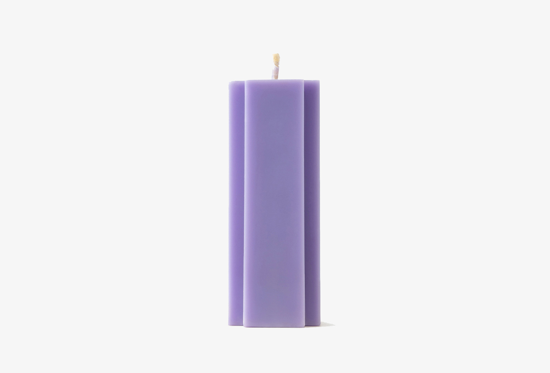 свеча интерьерная витая сиреневая Интерьерная свеча ANDPLUS candle 8.16 lilac 129 г