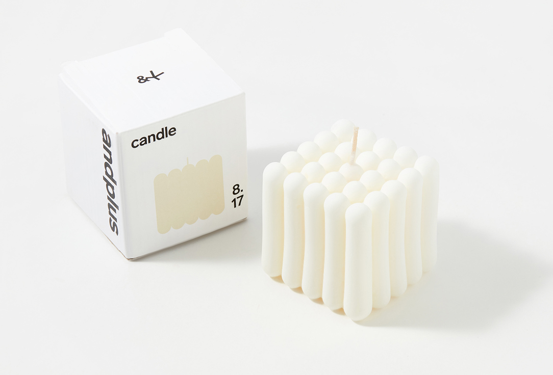 Интерьерная свеча andplus  candle 8.17 white 