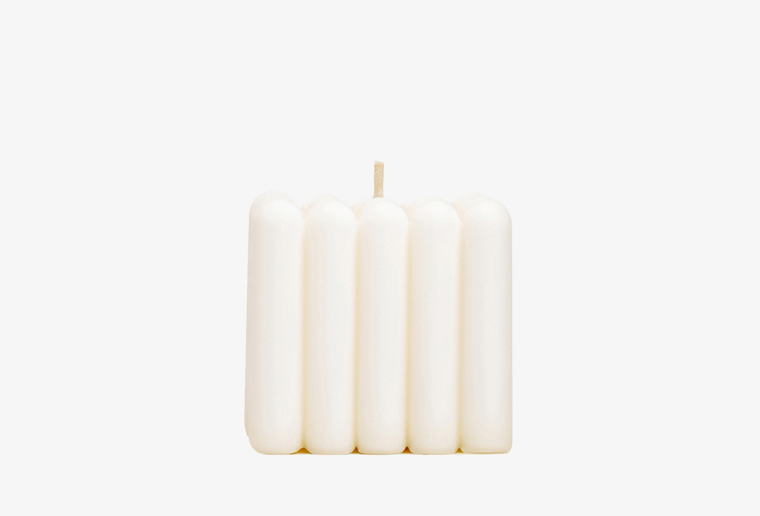 Интерьерная свеча ANDPLUS candle 8.17 white 250 г свеча хозяйственная набор свечей парафиновых свеча интерьерная свеча белая