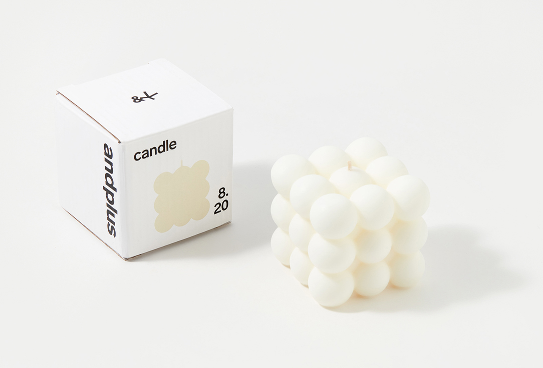 Интерьерная свеча andplus  candle 8.20 white 