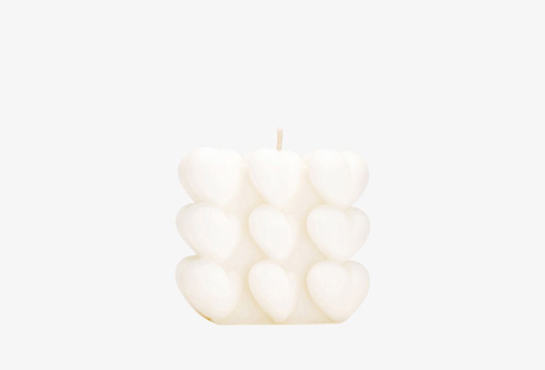 

Интерьерная свеча ANDPLUS, Белый, Candle 8.22 white 151 г