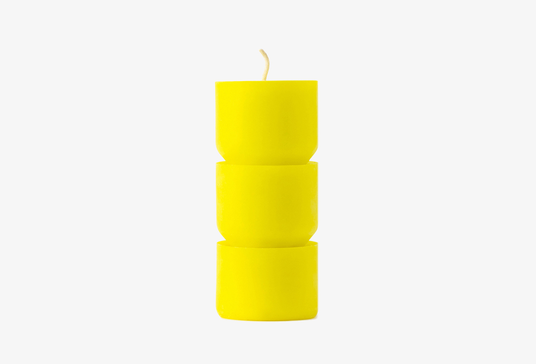 Интерьерная свеча ANDPLUS candle 8.27 yellow 75 г
