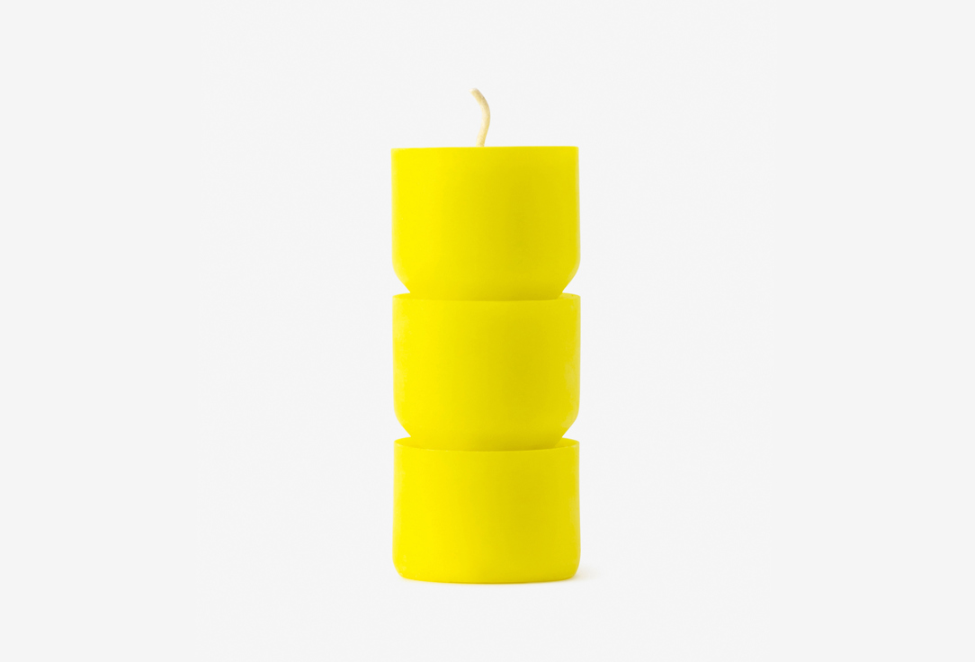

Интерьерная свеча ANDPLUS, Желтый, Candle 8.27 yellow 75 г