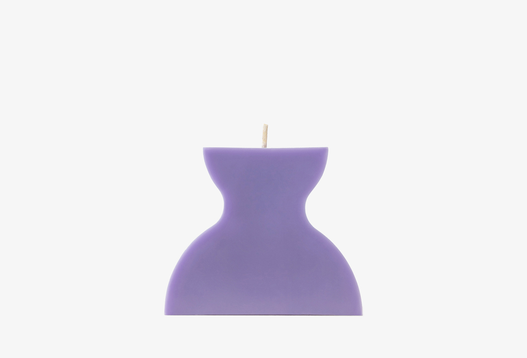свеча интерьерная витая сиреневая Интерьерная свеча ANDPLUS candle 8.31 lilac 90 г
