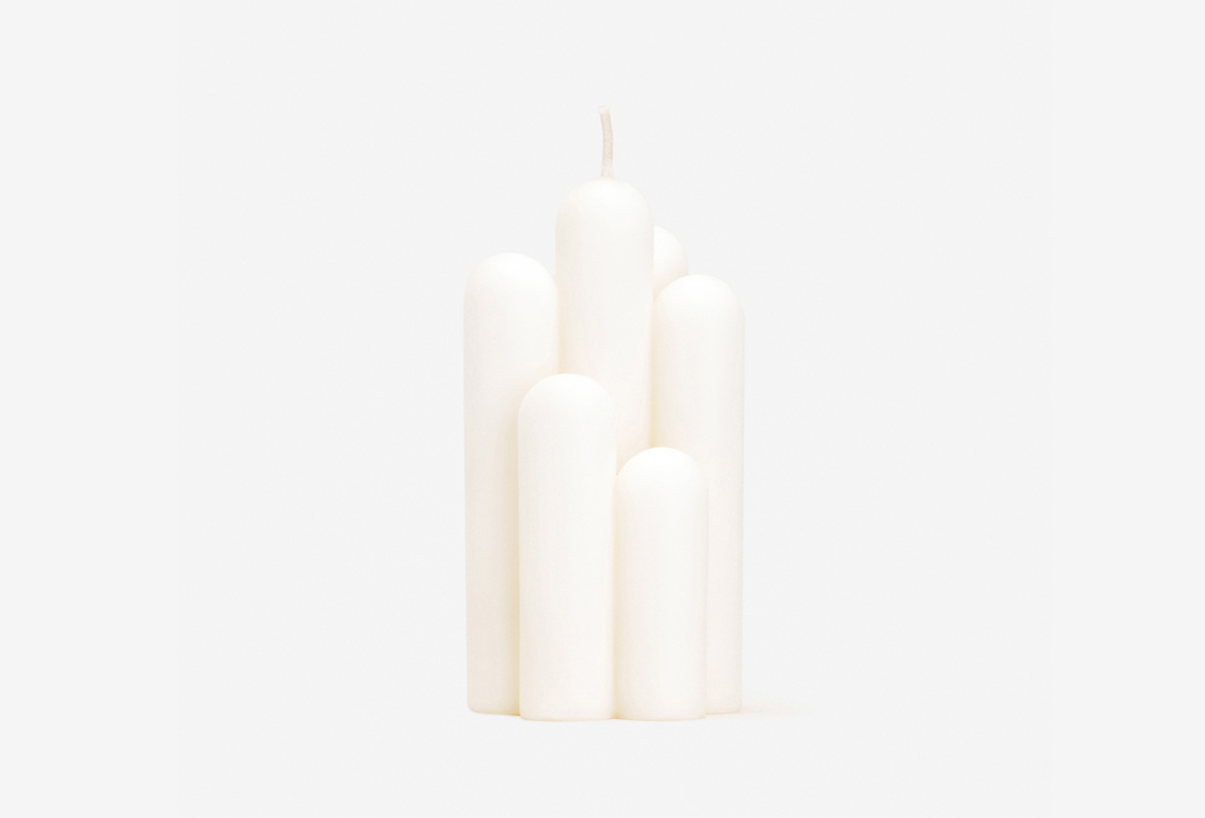 

Интерьерная свеча ANDPLUS, Белый, Candle 8.39 white 98 г