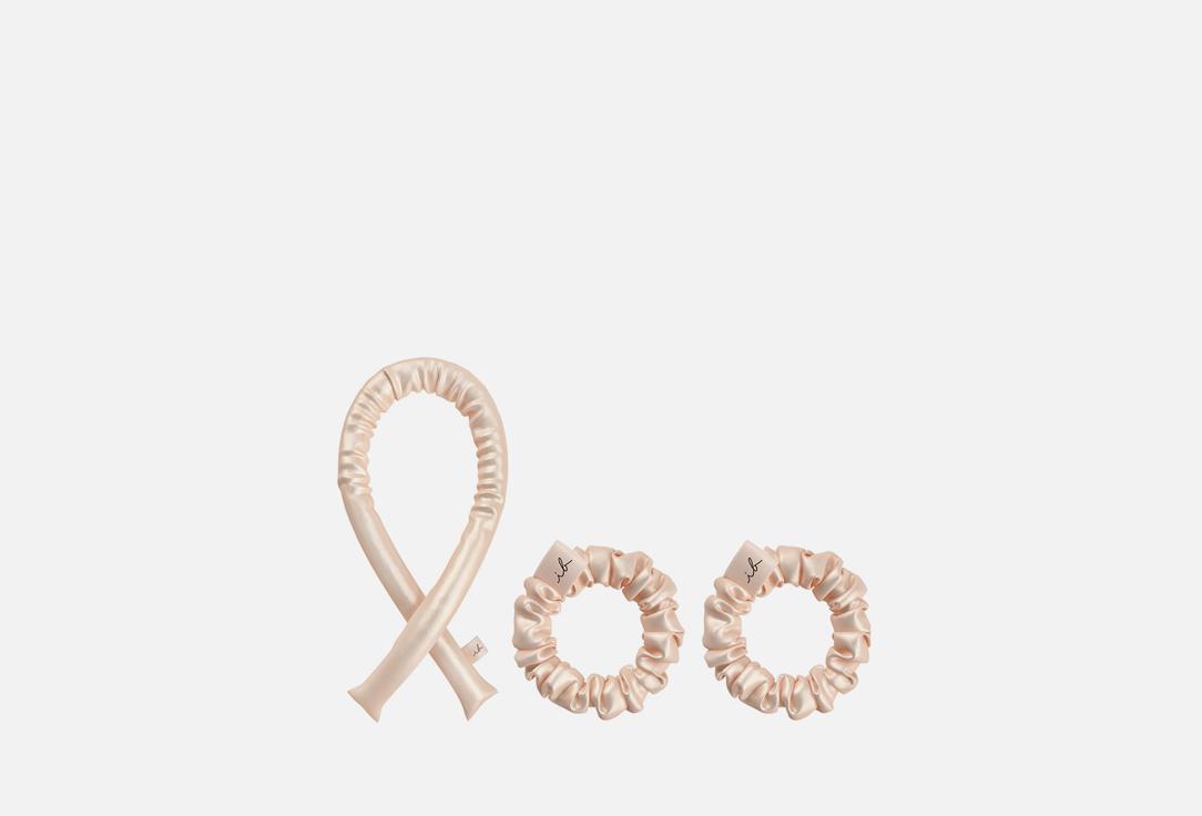 Изображение товара Набор аксессуаров для создания локонов Invisibobble Handle with Curl мягкие бигуди и резинки