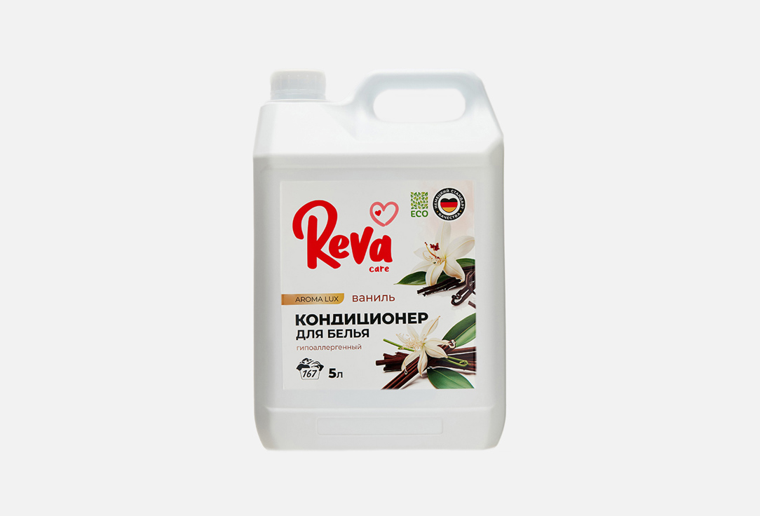 Изображение товара Кондиционер для белья Reva Care Aroma Lux Ваниль 5 л мягкость и аромат