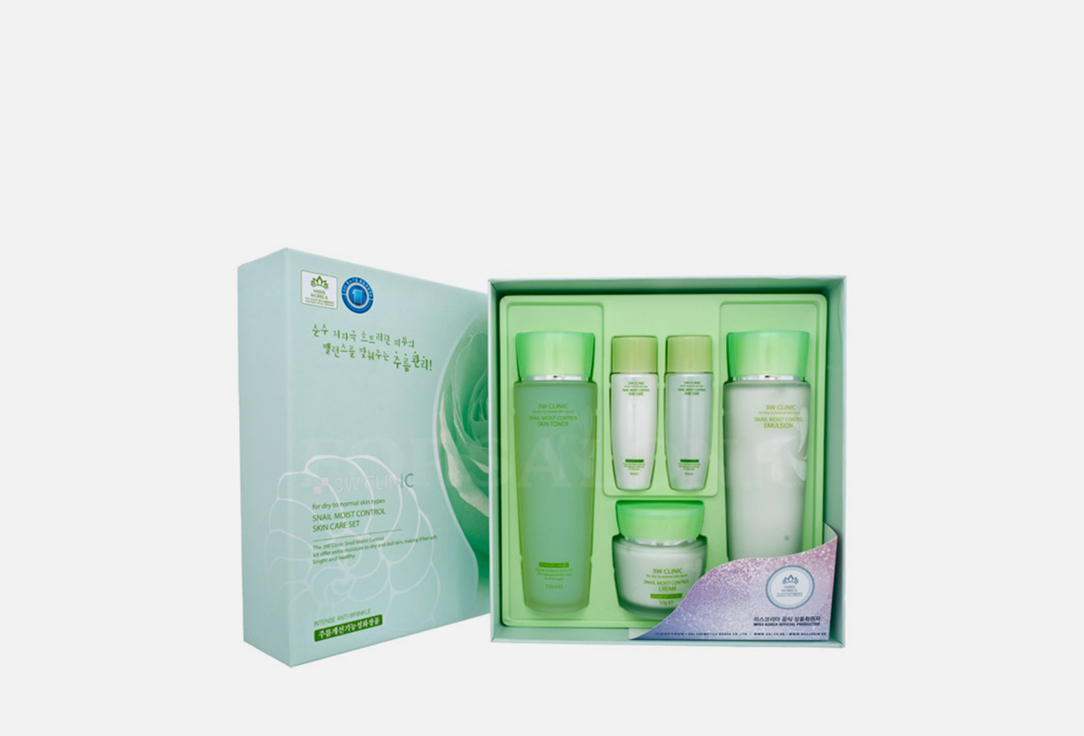 

Набор для ухода за кожей лица 3W CLINIC, Snail moist 1 шт