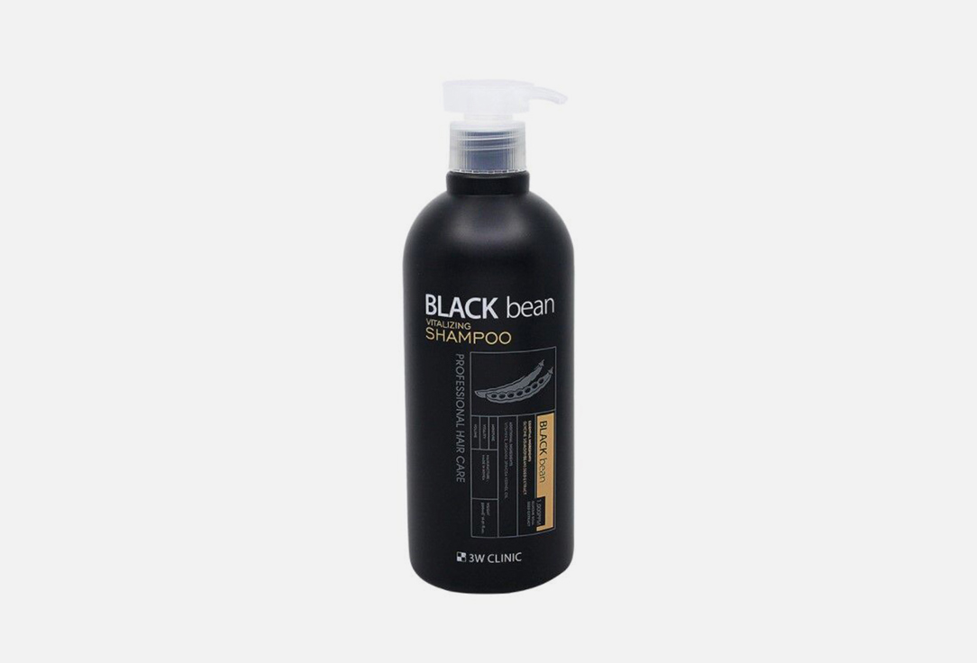 Восстанавливающий Шампунь для волос 3W CLINIC Black bean vitalizing 500 мл 3w clinic вода очищающая green tea 500мл