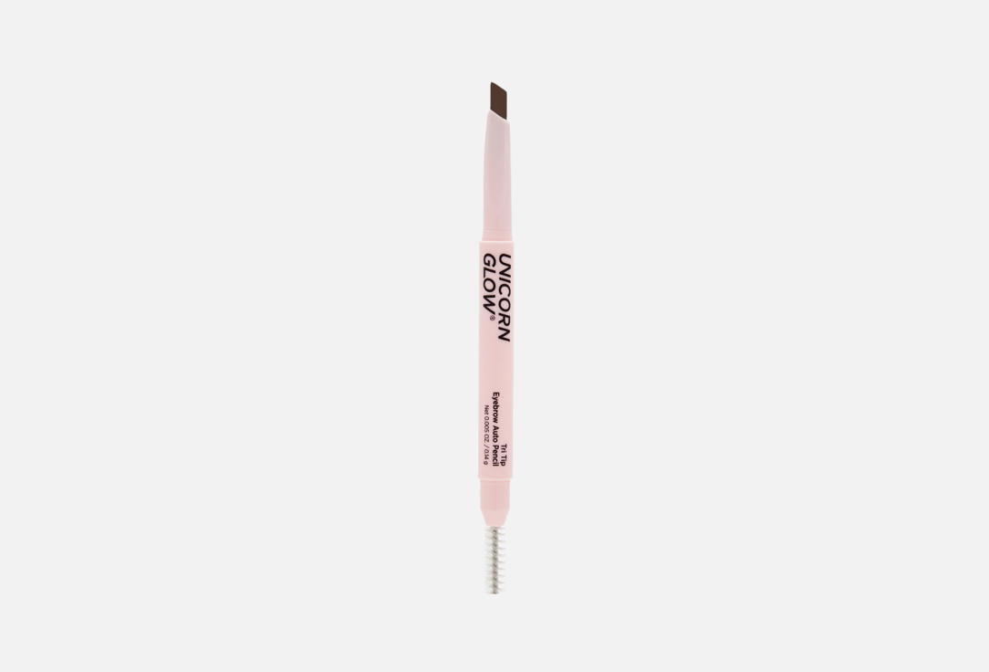 Карандаш для бровей UNICORN GLOW. Tri Tip Eyebrow Auto Pencil 0.14 г карандаш для бровей 3 в 1 eco soul designing eyebrow 0 2г 03 grey brown