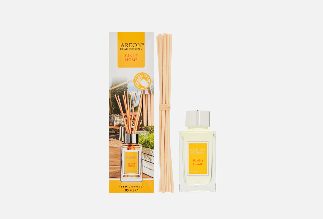 цена Аромадиффузор AREON Home perfume Sticks Sunny Home 85 мл