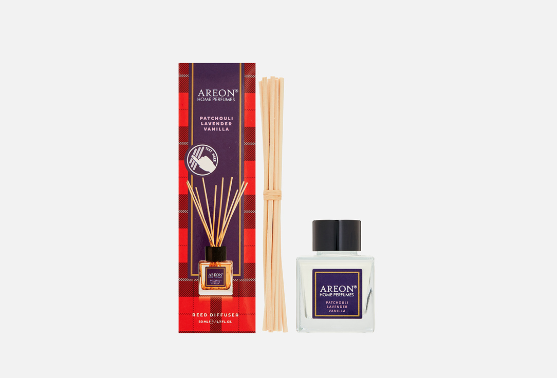 Аромадиффузор Areon Home perfume Sticks TARTAN Patchouli Lavender Vanilla 