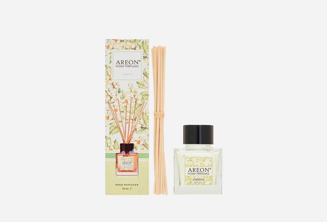 Аромадиффузор AREON Home perfume Sticks, Garden, Jasmine 50 мл аромадиффузор areon home perfume sticks tartan pine 50 мл