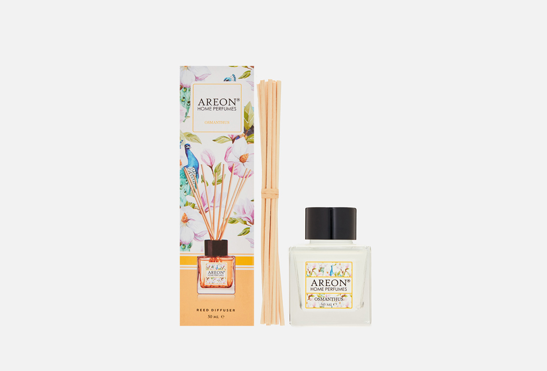 Аромадиффузор AREON Home perfume Sticks, Garden, Osmanthus 50 мл аромадиффузор areon home perfume jasmine 50мл