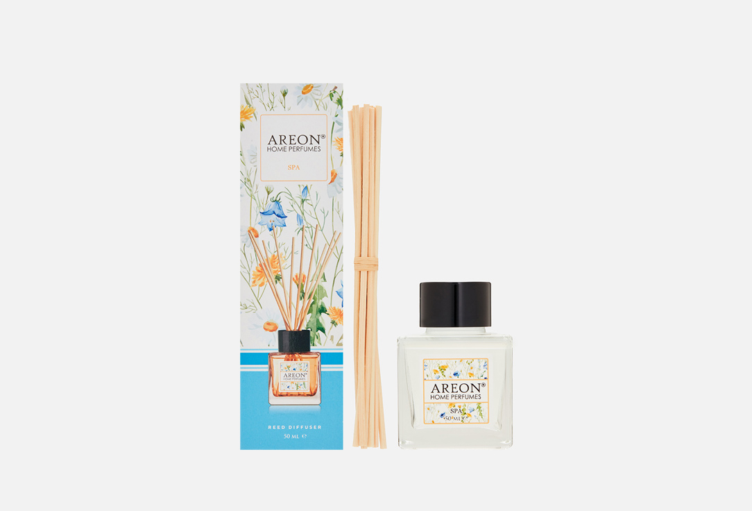 Аромадиффузор AREON Home perfume Sticks, Garden, Spa 50 мл аромадиффузор areon home perfume jasmine 50мл