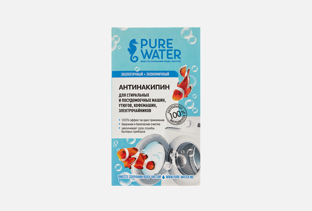 

СРЕДСТВО ДЛЯ УДАЛЕНИЯ НАКИПИ PURE WATER, Антинакипин 400 г