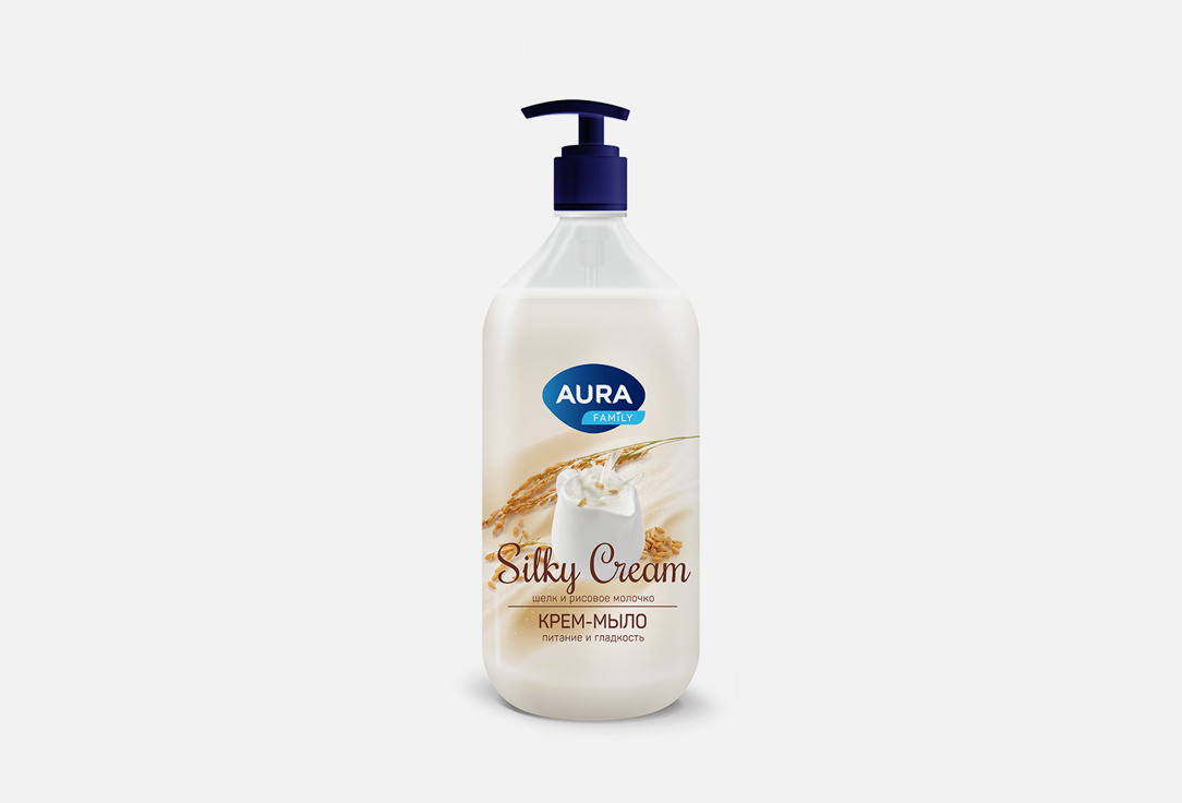 Изображение товара Крем-мыло Aura Silky Cream, Шелк и рисовое