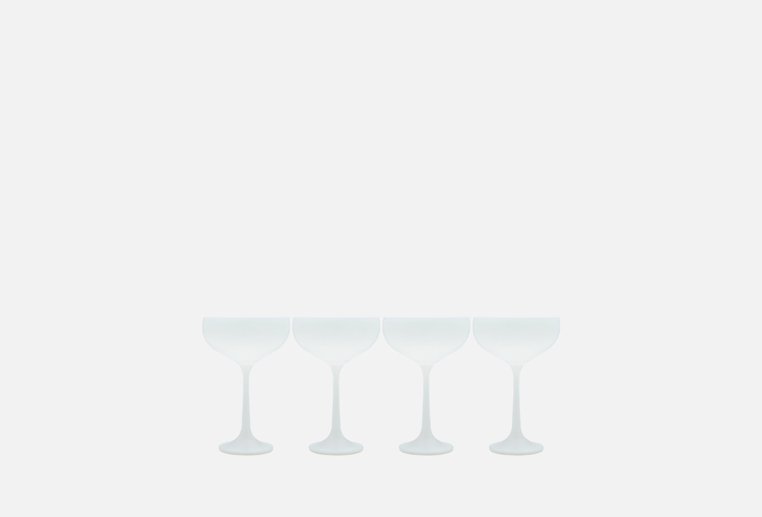 Изображение товара Набор креманок 180 мл Crystalex Praline white