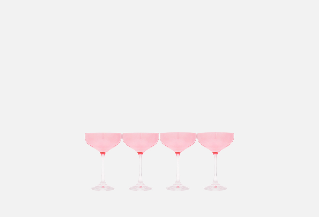 Изображение товара Набор креманок 180 мл Crystalex Praline pink