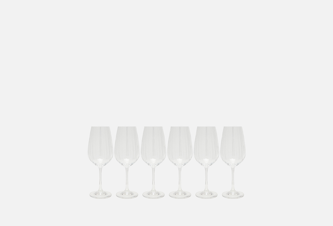 Бокалы для вина 550 мл CRYSTALEX Waterfoll 6 шт декантер crystalex виола 1 5л стекло